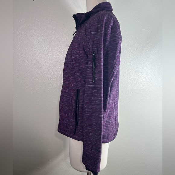 Free Country purple velvet lined athletic jacket - Picture 2 of 5